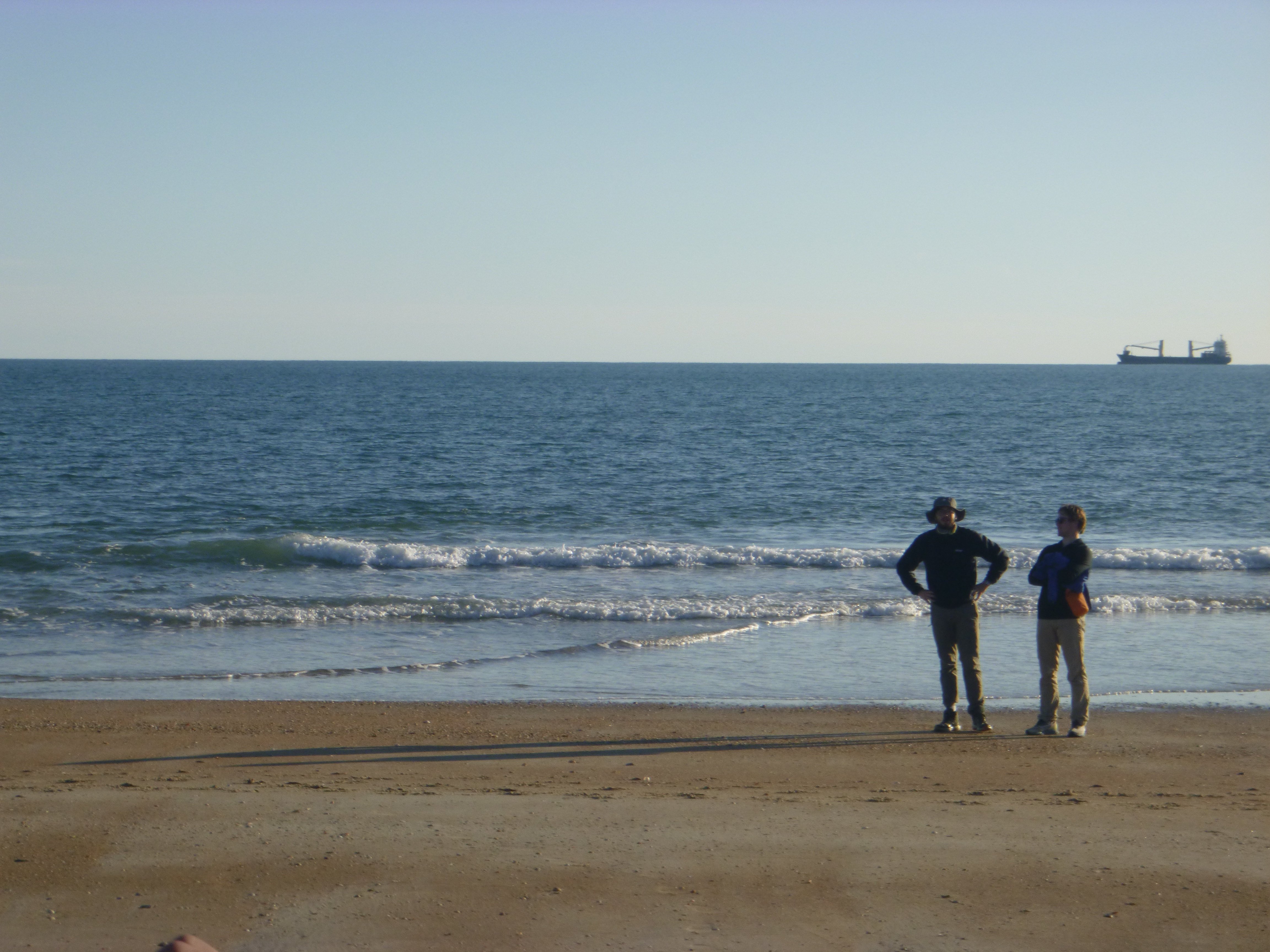 Standing alongside the Atlantic